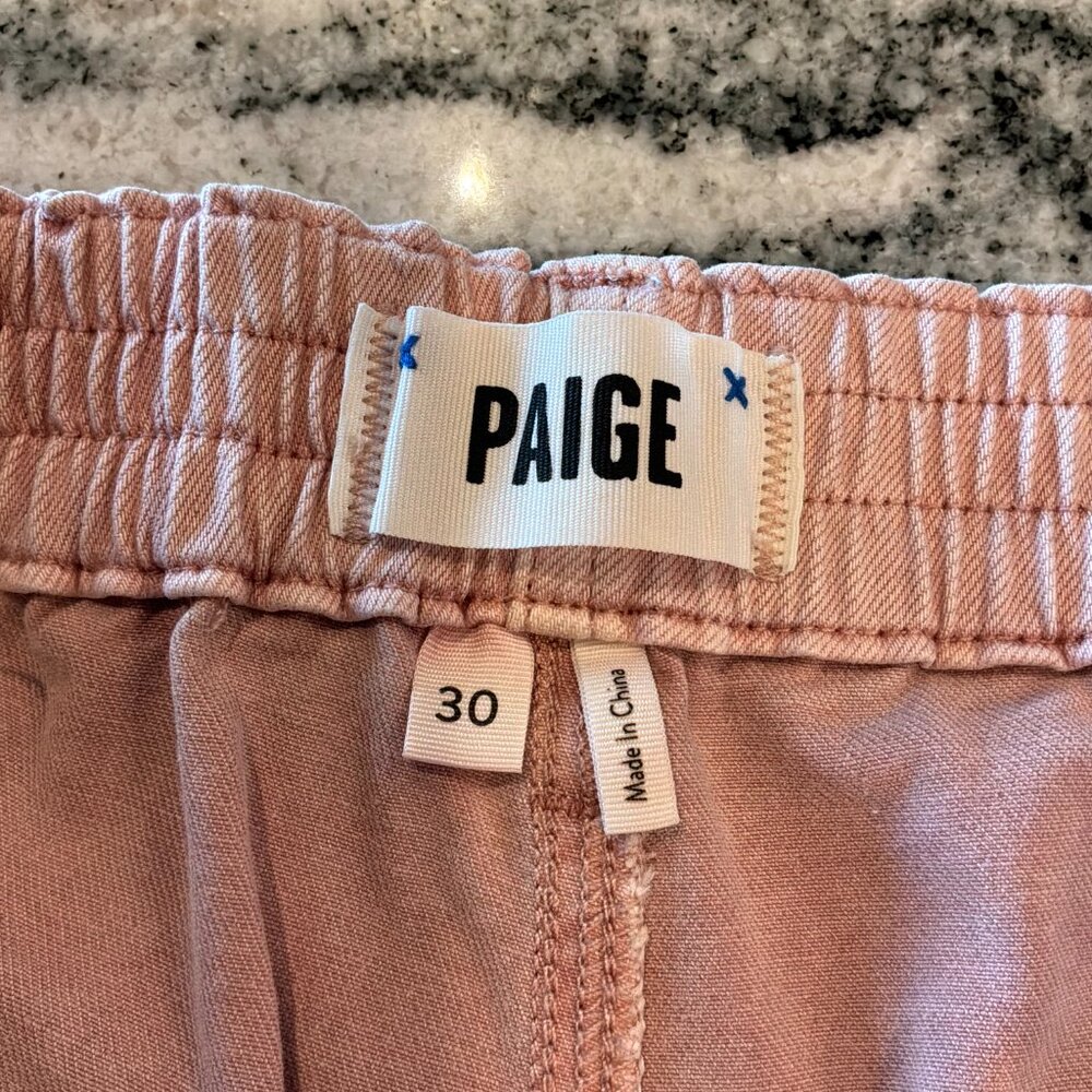 Paige Christy drawstring vintage rose shorts size 30 - Picture 9 of 12